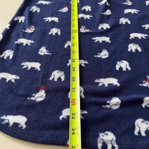 Lands End Soft and Plush Fleece Nightgown - 12 A - Picture 6 of 7